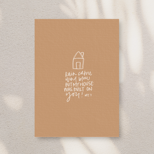 Matthew 7 Art Print