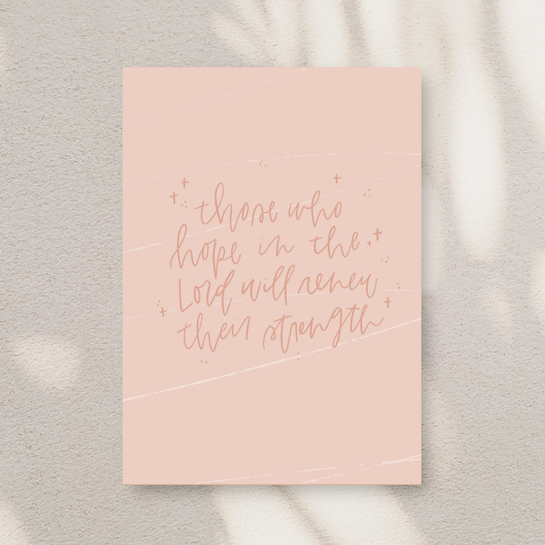 Isaiah 40:31 Art Print