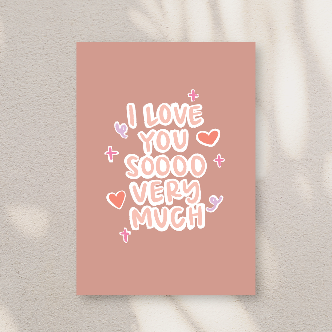 ILYSM Art Print