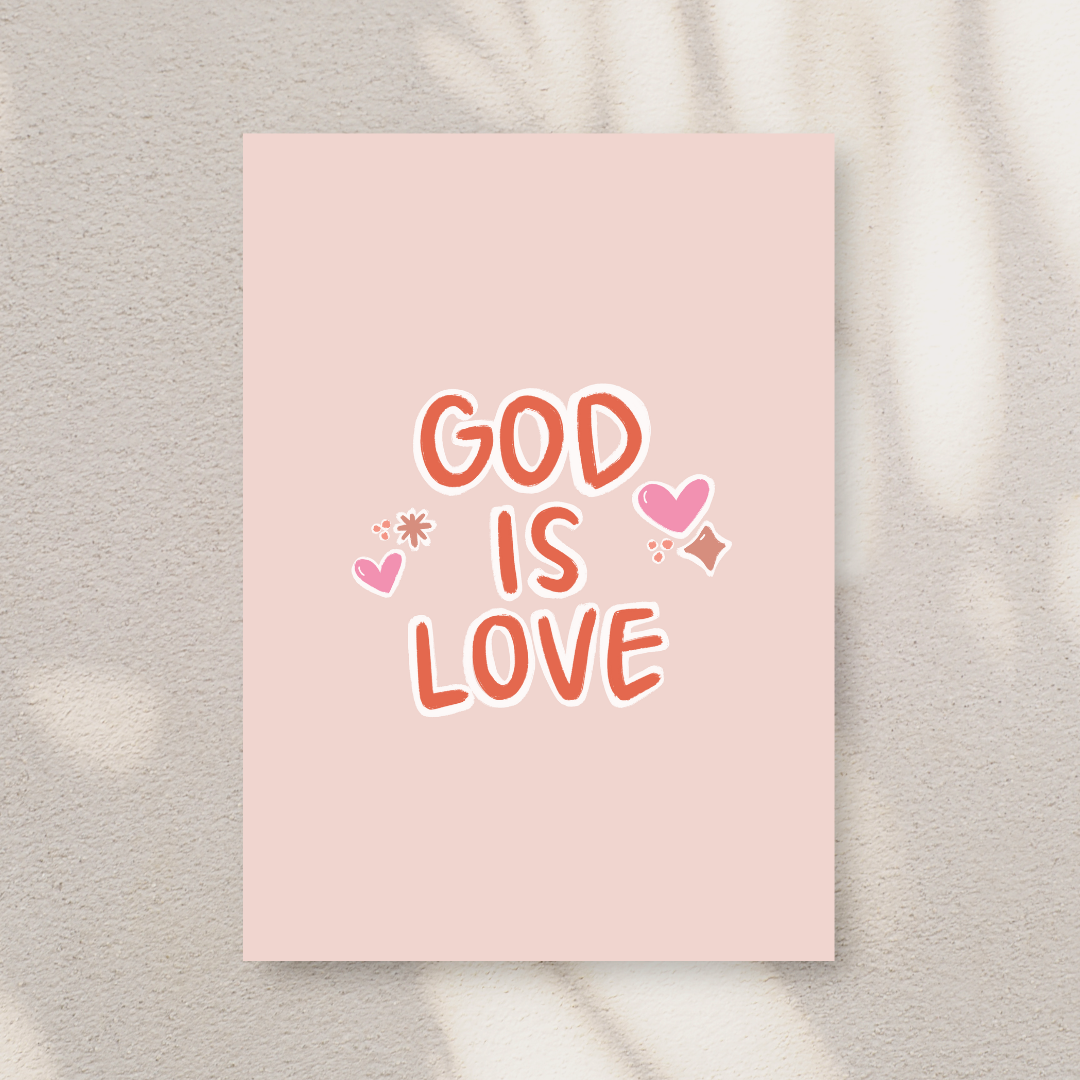 God is Love Art Print