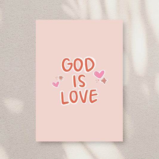 God is Love Art Print